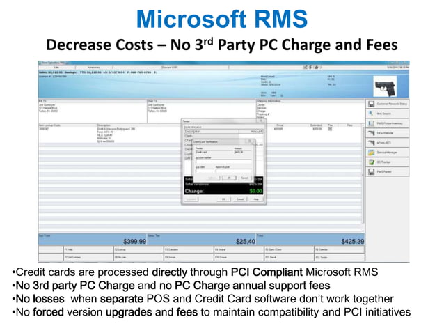 Firearms POS Microsoft RMS | PPT