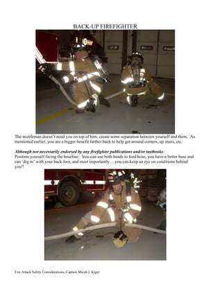 Fire Attack Training Considerations Capt Kiger