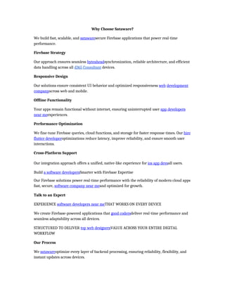 Firebase Service Development | PPT