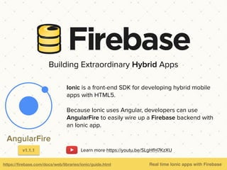 http://sudharti.github.io/articles/ember-todo-ﬁrebase Building a Todo app using Ember.js & Firebase
Building Extraordinary EmberJS Apps
Awesome read if you want to implement Firebase with
your Ember.js projects. Tutorial by Sudharsanan
 