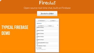Typical Firebase  
Demo
 
