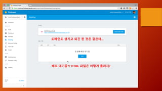도메인도 생기고 되긴 된 것은 같은데…
배포 대기중?? HTML 파일은 어떻게 올리지?
 