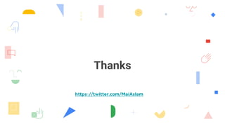 Thanks
https://twitter.com/MaiAslam
 