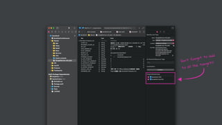 Don’t forget to add
to all the targets!
 