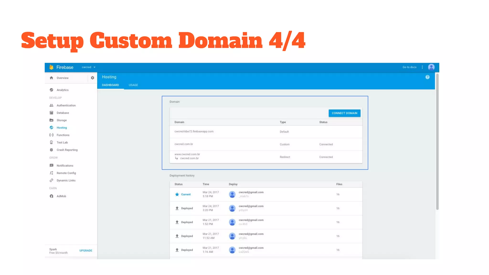 Setup Custom Domain 4/4 