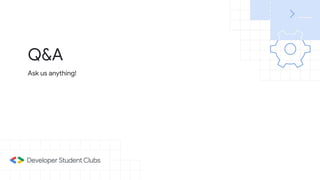 Q&A
Ask us anything!
 