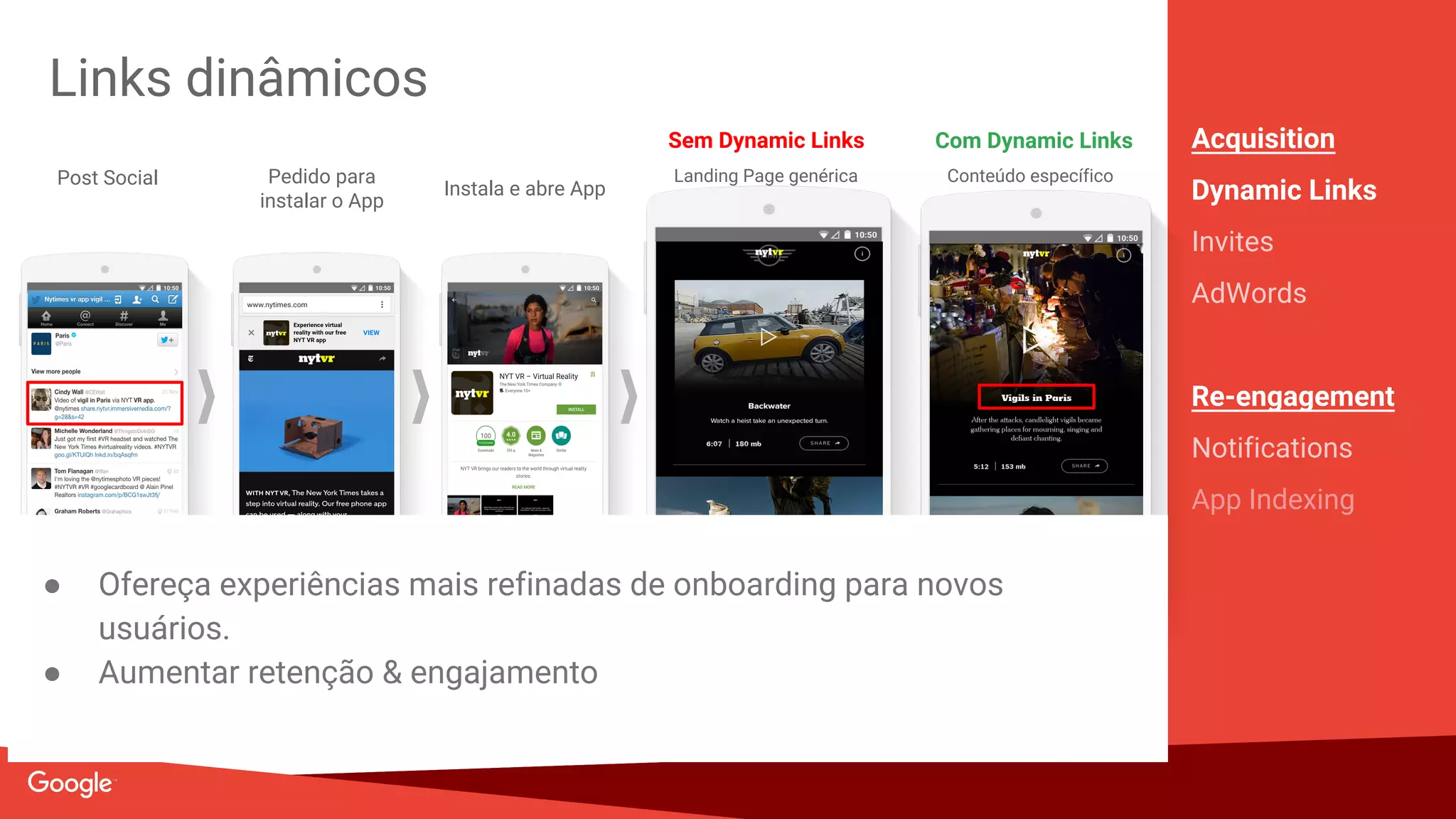 Source: Lorem ipsum dolor sit amet, consectetur adipiscing elit. Duis non erat sem
Mantenha seu app estável
● Capture e analise crashes em seus apps iOS e Android
● Integração com outros produtos Firebase para identificar os
crashes de maior impacto
Backend Services
Realtime Database
File/Image Storage
Authentication
Remote Config
Hosting
Cloud Messaging
App Quality
Test Lab
Crash Reporting
 