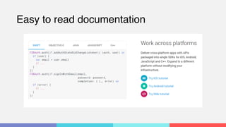 Firebase Pdf Firebase overview | PDF