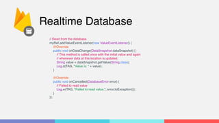 Firebase overview | PDF
