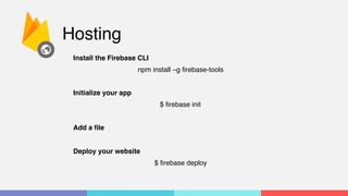 Firebase Pdf Firebase overview | PDF
