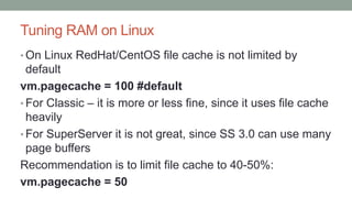 Tuning Linux Windows and Firebird for Heavy Workload | PDF