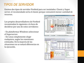Firebird Data Base | PPTX