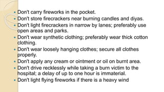 FIRE CRACKERS HANDLING AWARNESS FOR SAFER DIWALI.pptx