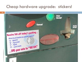 Cheap hardware upgrade:  stickers! 