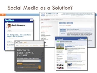 Social Media as a Solution? 