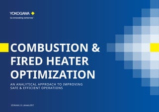 COMBUSTION &
FIRED HEATER
OPTIMIZATION
AN ANALYTICAL APPROACH TO IMPROVING
SAFE & EFFICIENT OPERATIONS
US Version 1.3 - January 2017
 