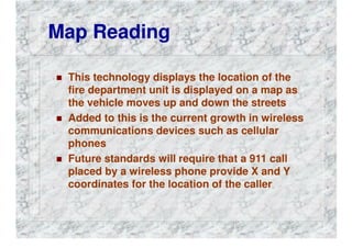 FIRE DEPARTMENT COMMUNICATIONS