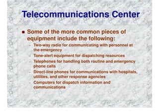 FIRE DEPARTMENT COMMUNICATIONS