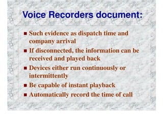 FIRE DEPARTMENT COMMUNICATIONS