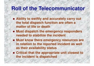 FIRE DEPARTMENT COMMUNICATIONS