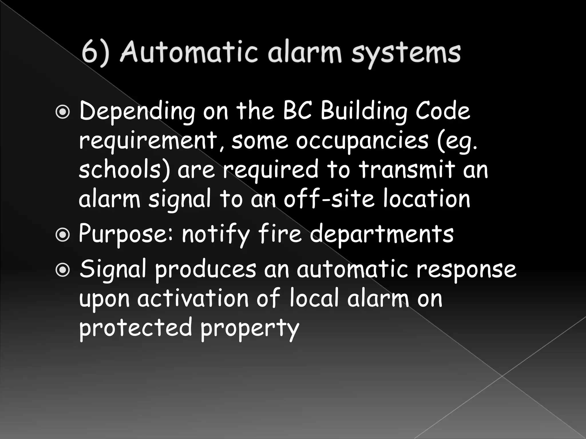 Fire Detection and Alarm Systems