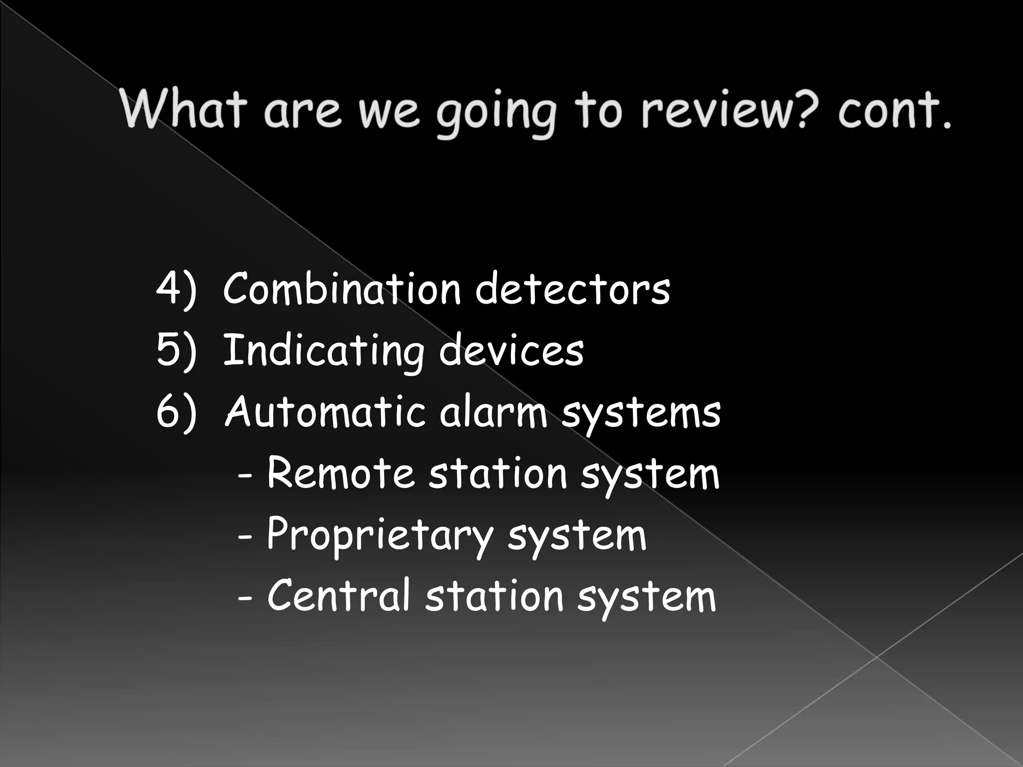 Fire Detection and Alarm Systems