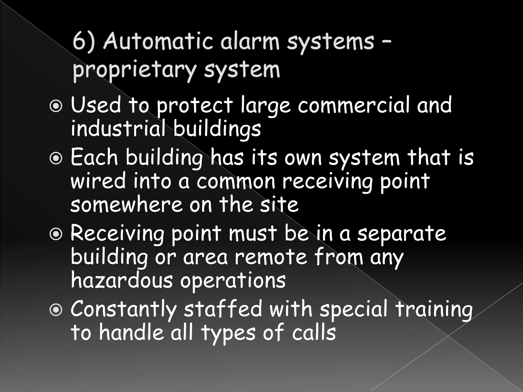 Fire Detection and Alarm Systems