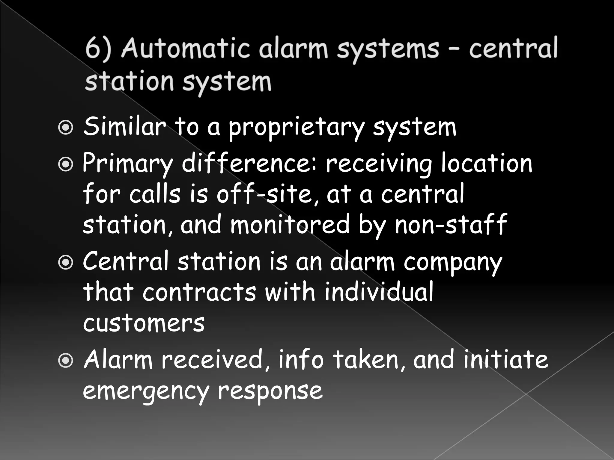 Fire Detection and Alarm Systems