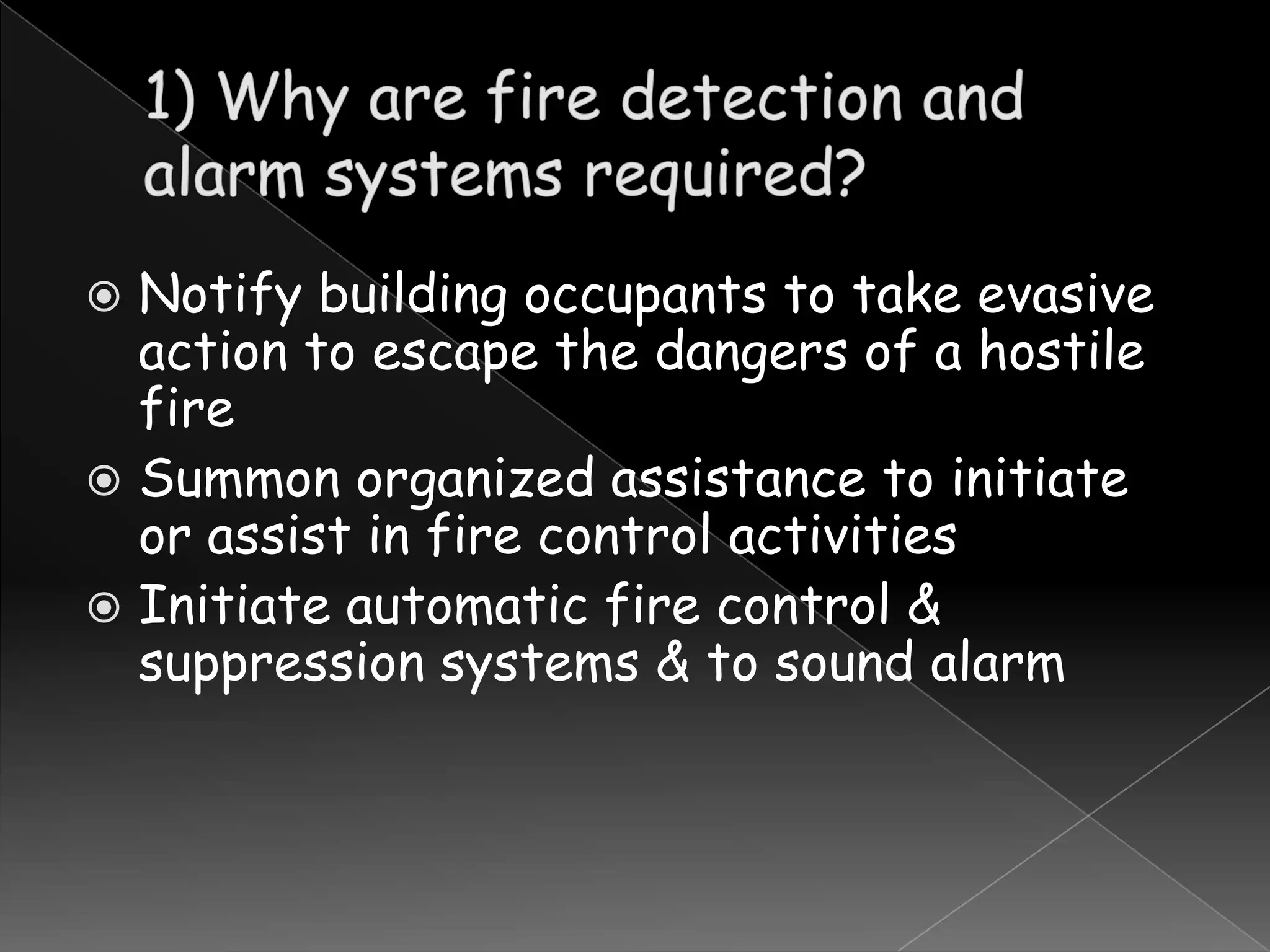 Fire Detection and Alarm Systems