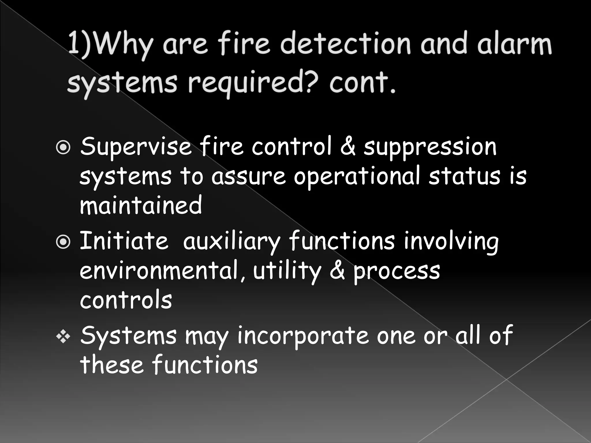 Fire Detection and Alarm Systems