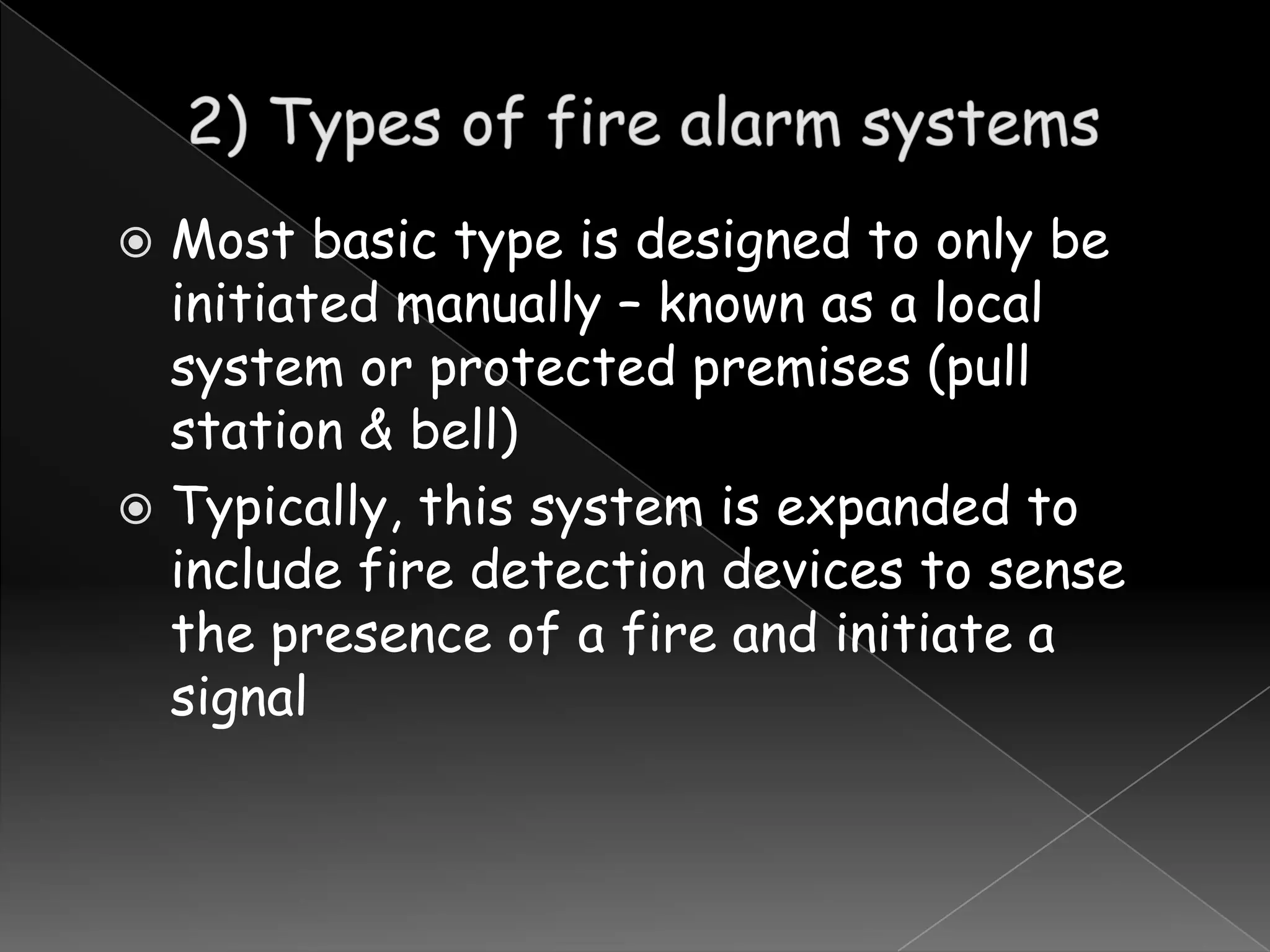 Fire Detection and Alarm Systems