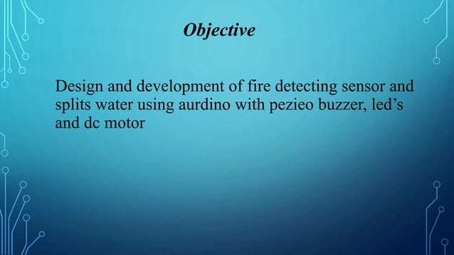 fire detection sensor project.pptx with main | PPTX