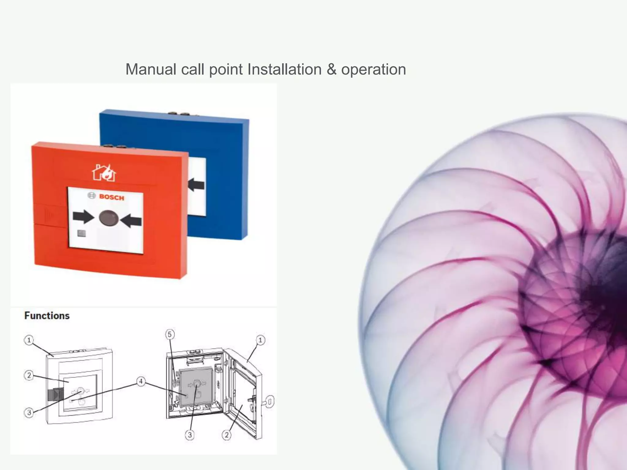 Manual call point Installation & operation
 