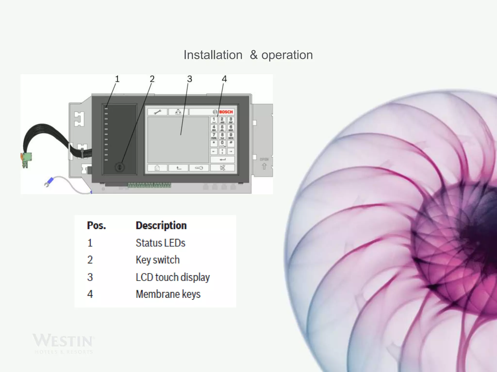 Installation & operation
 
