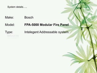 Modular Fire Panel Fire detection system operation | PPTX