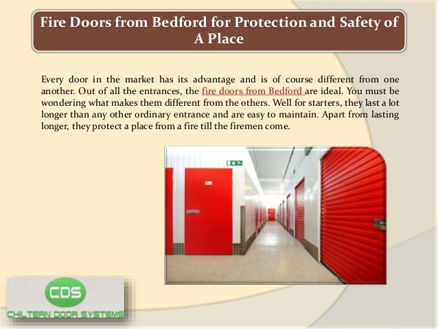 Fire Doors From Bedford For Protection And Safety Of A Place