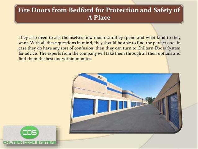 Fire Doors From Bedford For Protection And Safety Of A Place