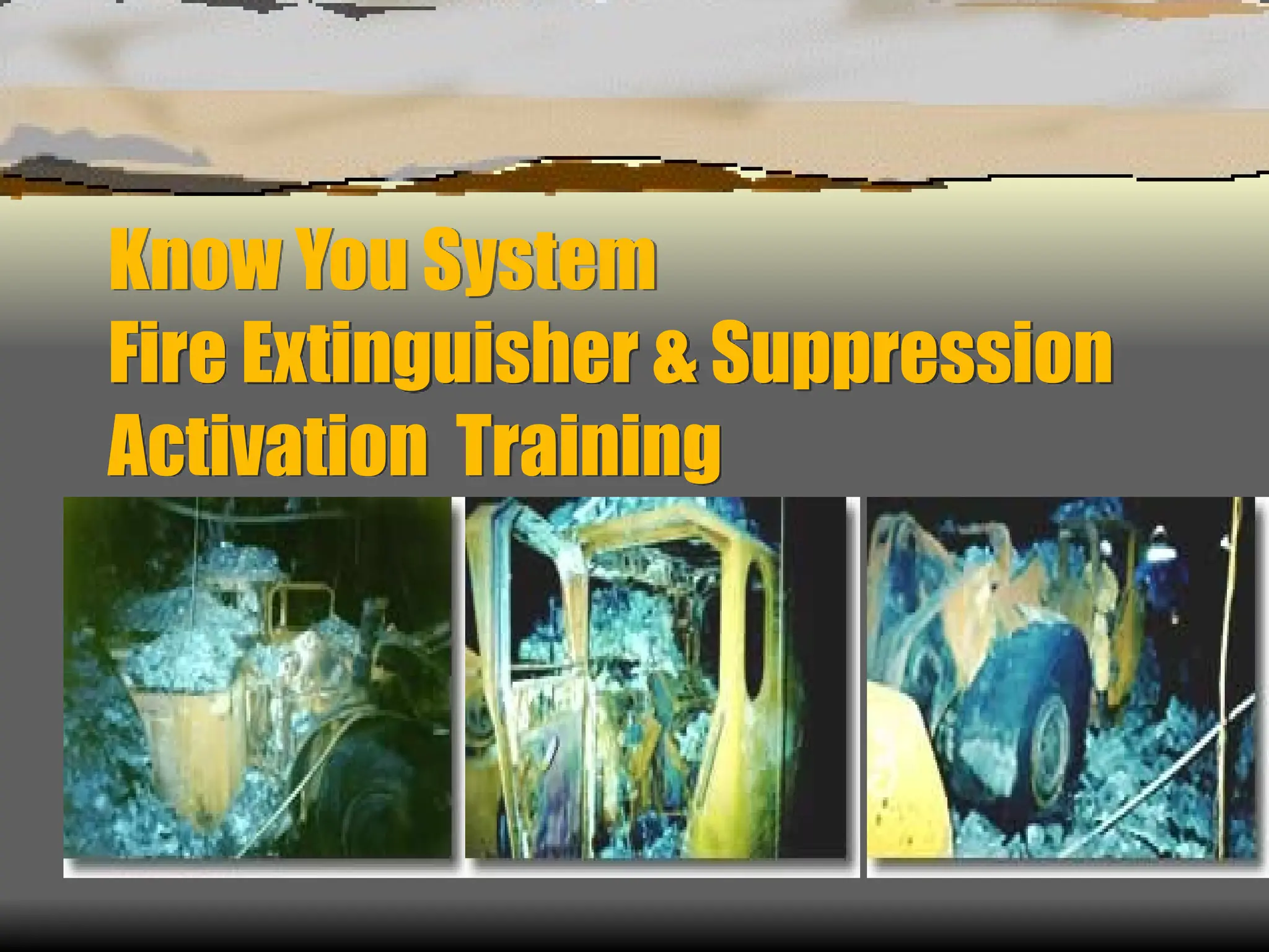 Fire Extinguishers Suppression Systems Ppt