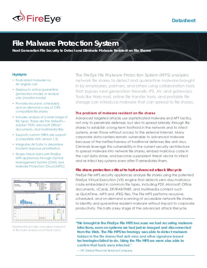 What Is Fireeye File Protect? – FireEye iSIGHT: Threat Intelligence ...