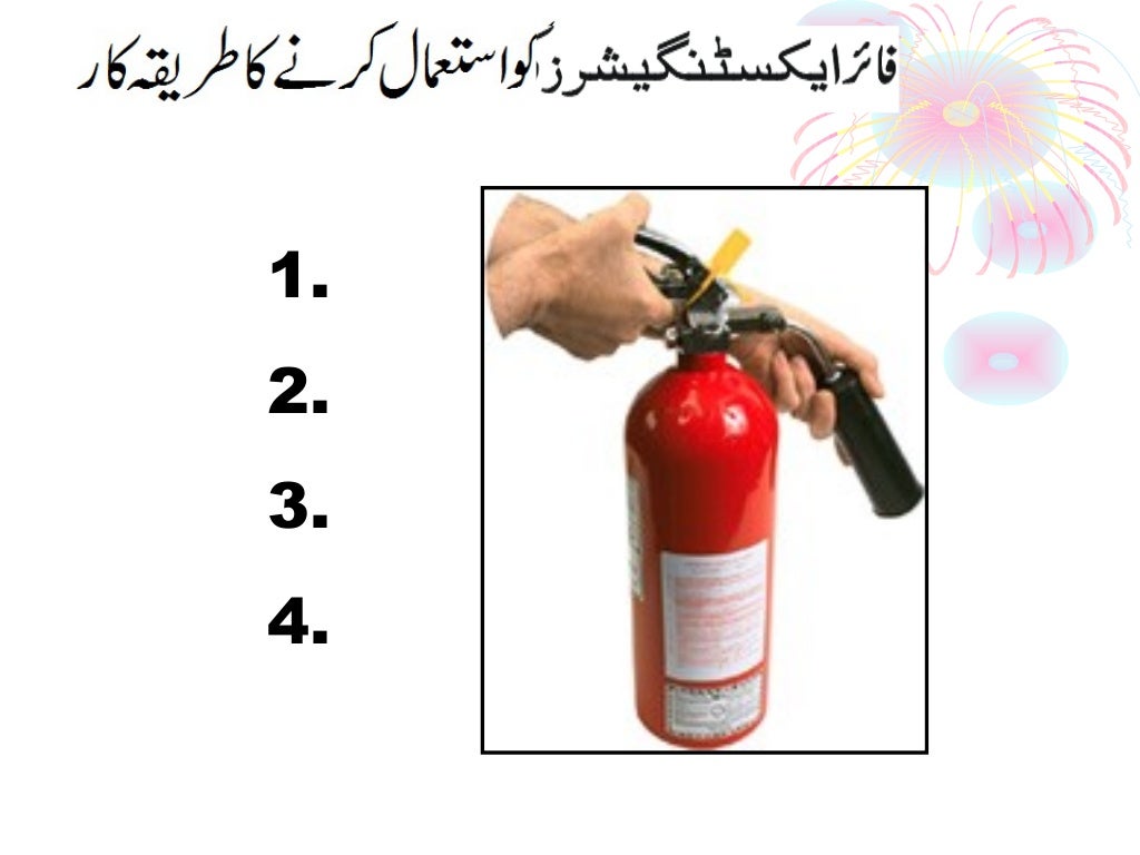 Fire fight & Fire Extinguisher in Urdu