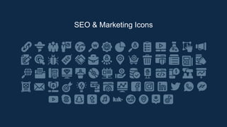 SEO & Marketing Icons
 