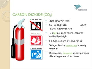 fire fighting types of fire extinguisher types | PPTX