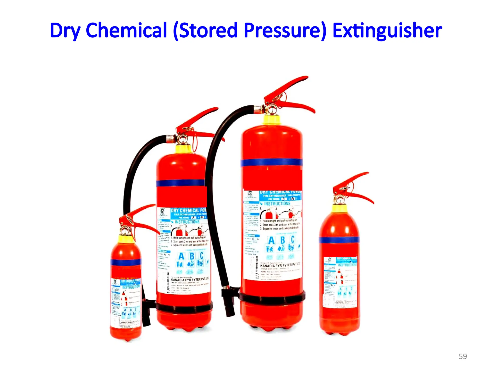 59
Dry Chemical (Stored Pressure) Extinguisher
 
