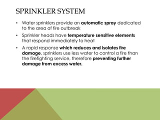 Fire fighting active system | PPTX