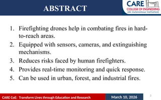 Innovative Firefighting Drone System for Autonomous Fire Detection and ...