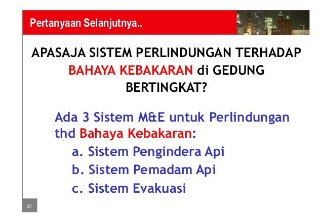 Sistem Pemadam Api Dan Pengindera Api