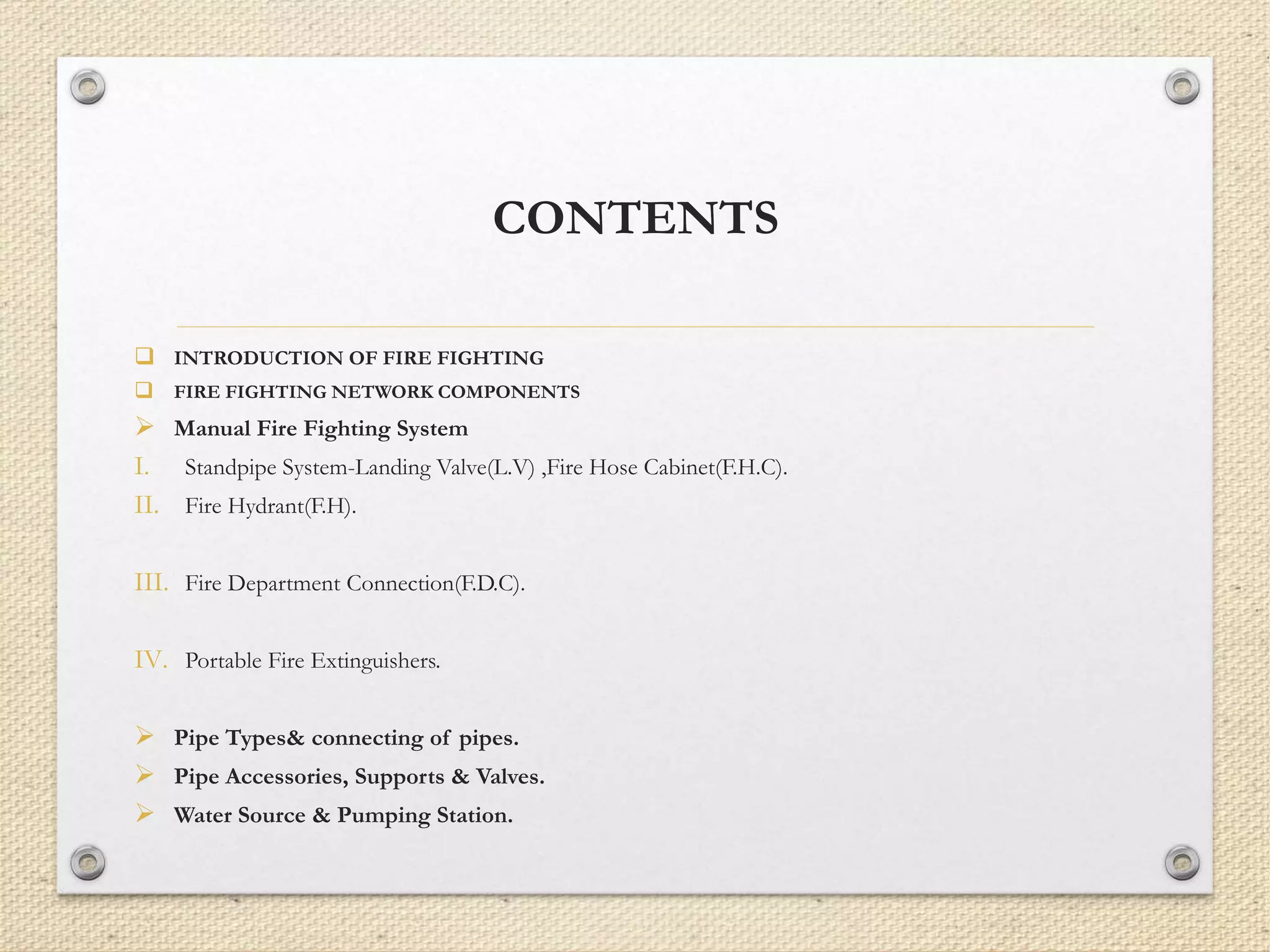 FIRE FIGHTING NOTES PART 01 BY ER. EZAZUL HAQUE SIDDIQUE pptx | PPT