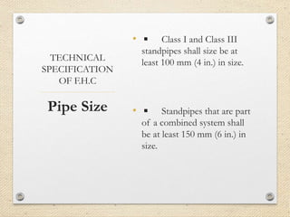 Standpipe Classes FIRE FIGHTING NOTES PART 01 BY ER. EZAZUL HAQUE SIDDIQUE pptx | PPTX