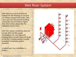 Wet Type Fire Protection Riser Basics of Fire fighting | PDF