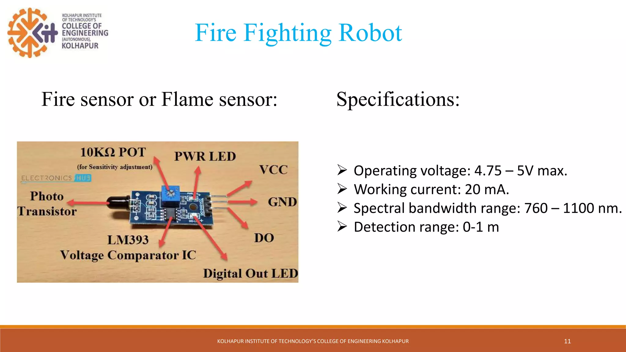 Fire Fighting Robot.pptx | Computer Peripherals | Computing